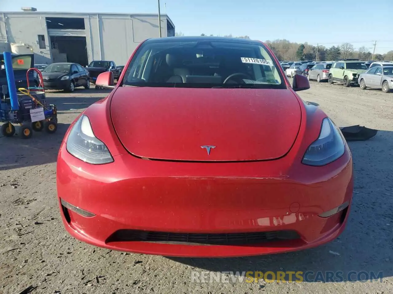 5 fotografías del automóvil dañado 7SAYGDEF4PF960357 TESLA MODEL Y 2023