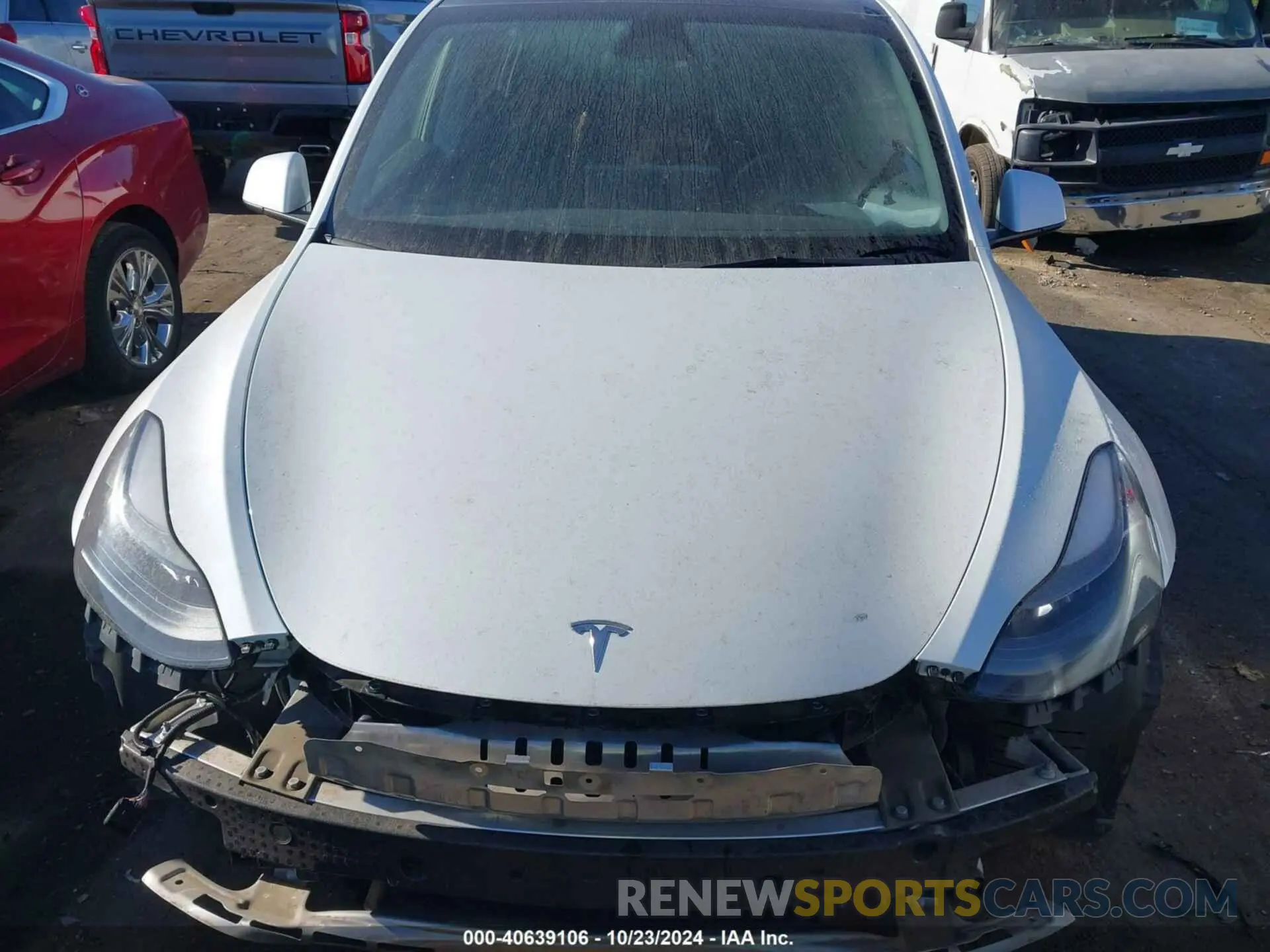 10 fotografías del automóvil dañado 7SAYGDEF5PF666305 TESLA MODEL Y 2023