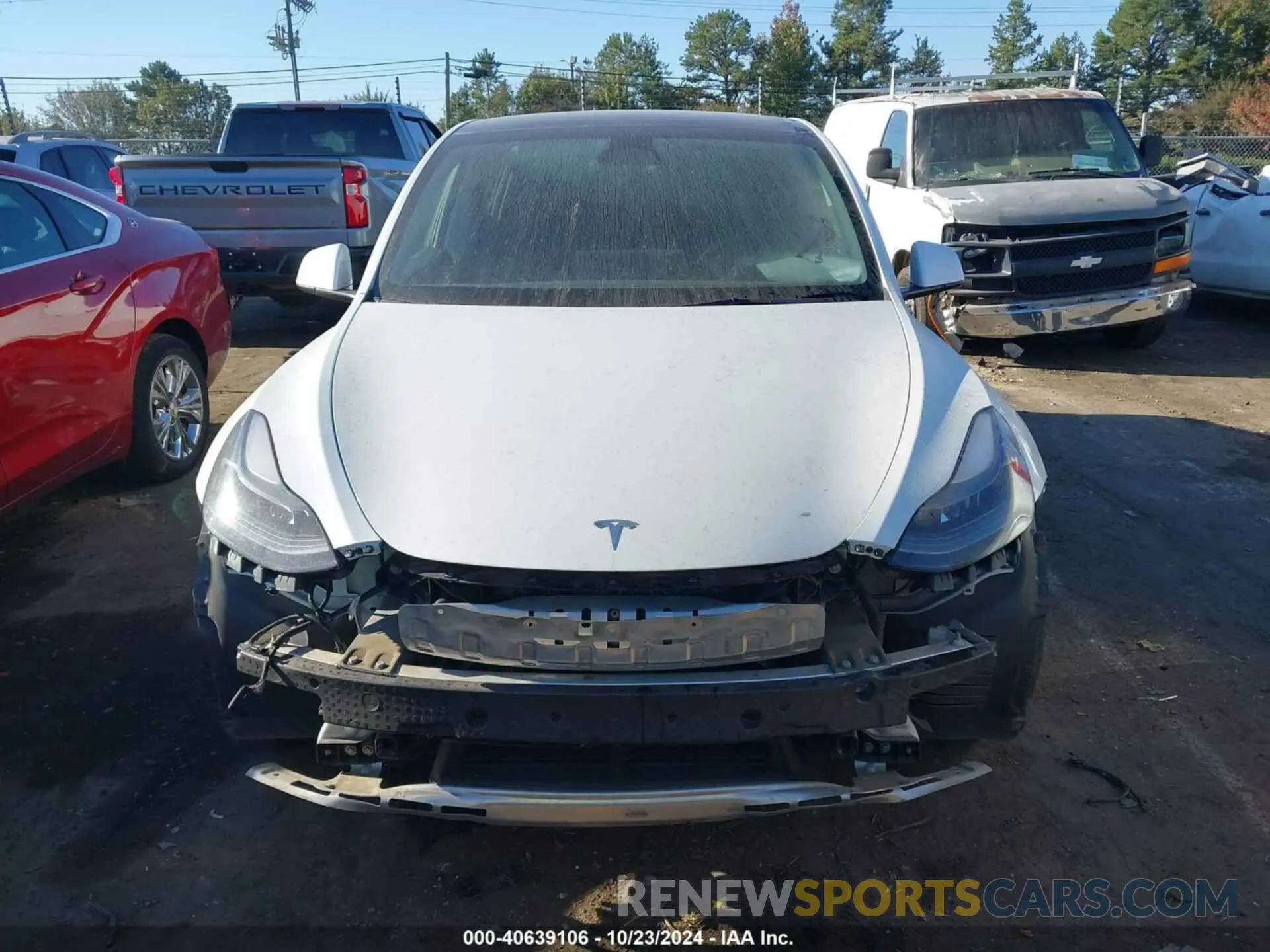12 fotografías del automóvil dañado 7SAYGDEF5PF666305 TESLA MODEL Y 2023