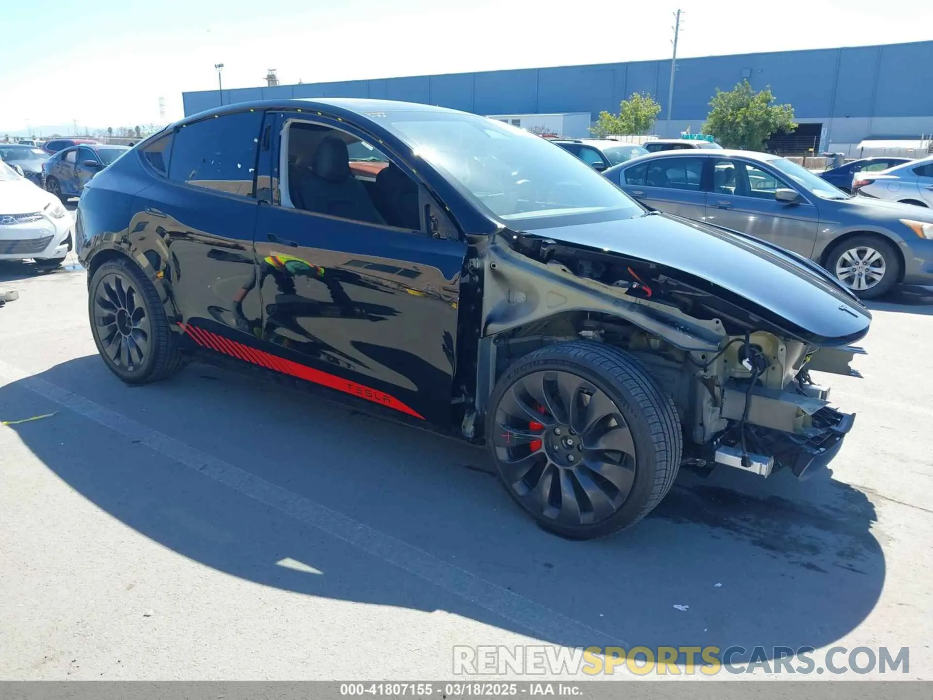 1 fotografías del automóvil dañado 7SAYGDEF5PF793197 TESLA MODEL Y 2023