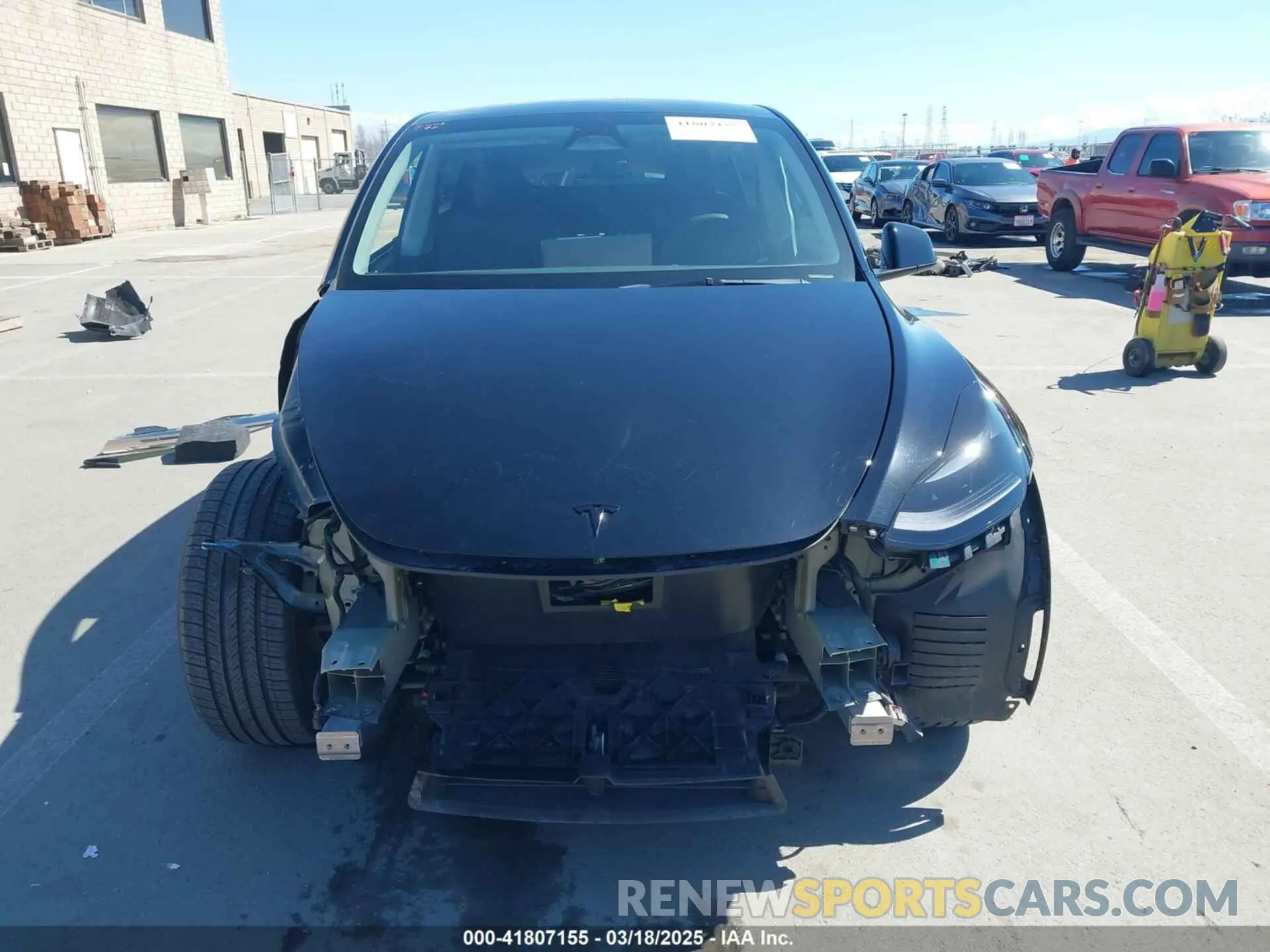 13 fotografías del automóvil dañado 7SAYGDEF5PF793197 TESLA MODEL Y 2023