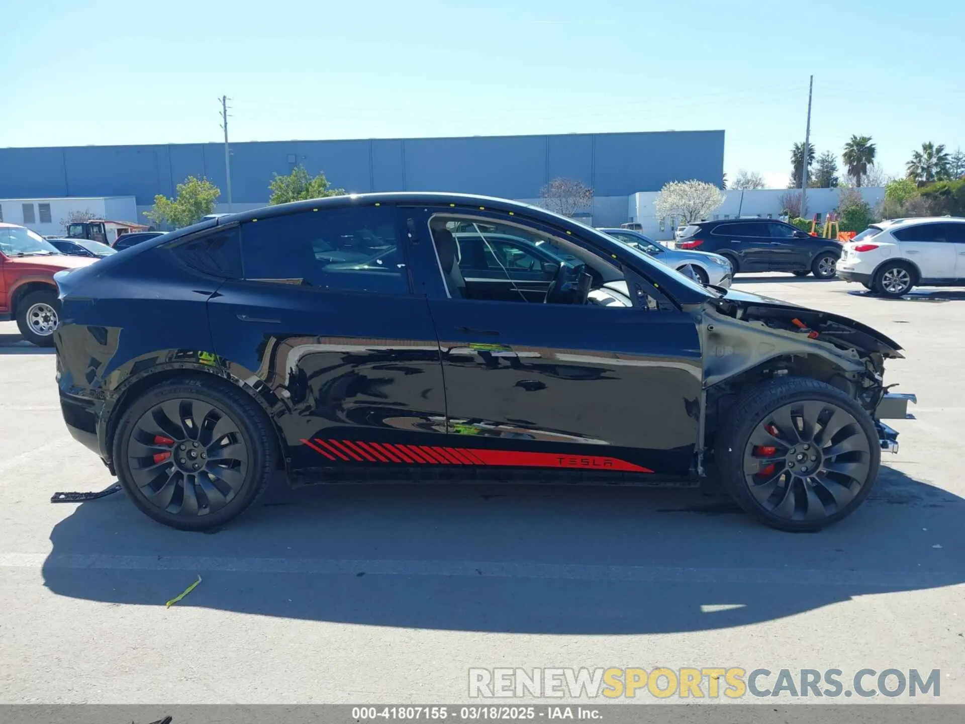 14 fotografías del automóvil dañado 7SAYGDEF5PF793197 TESLA MODEL Y 2023