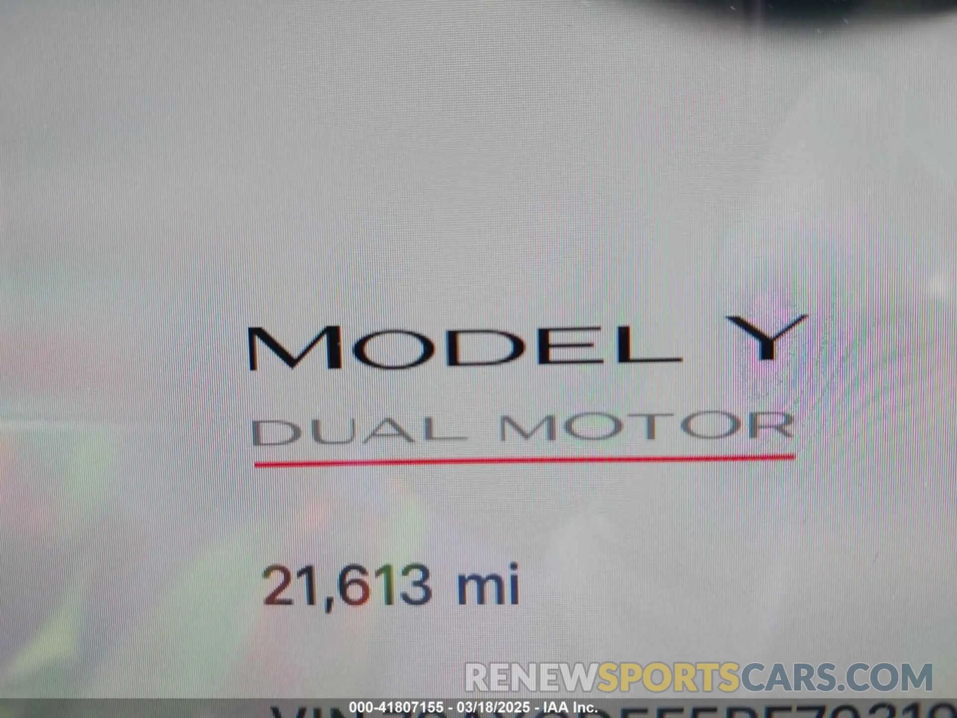 16 fotografías del automóvil dañado 7SAYGDEF5PF793197 TESLA MODEL Y 2023