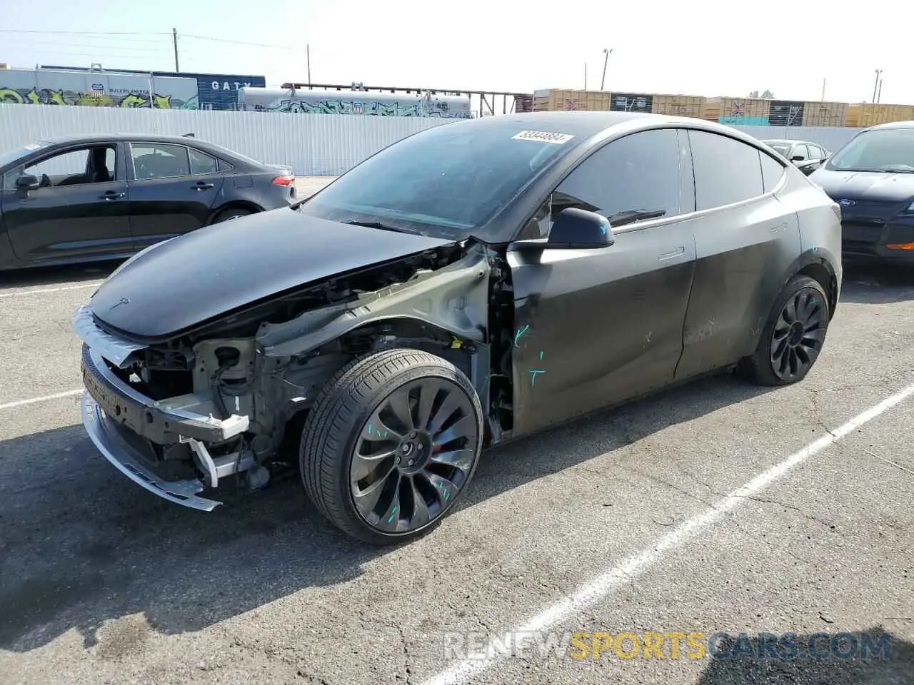 1 fotografías del automóvil dañado 7SAYGDEF5PF841619 TESLA MODEL Y 2023