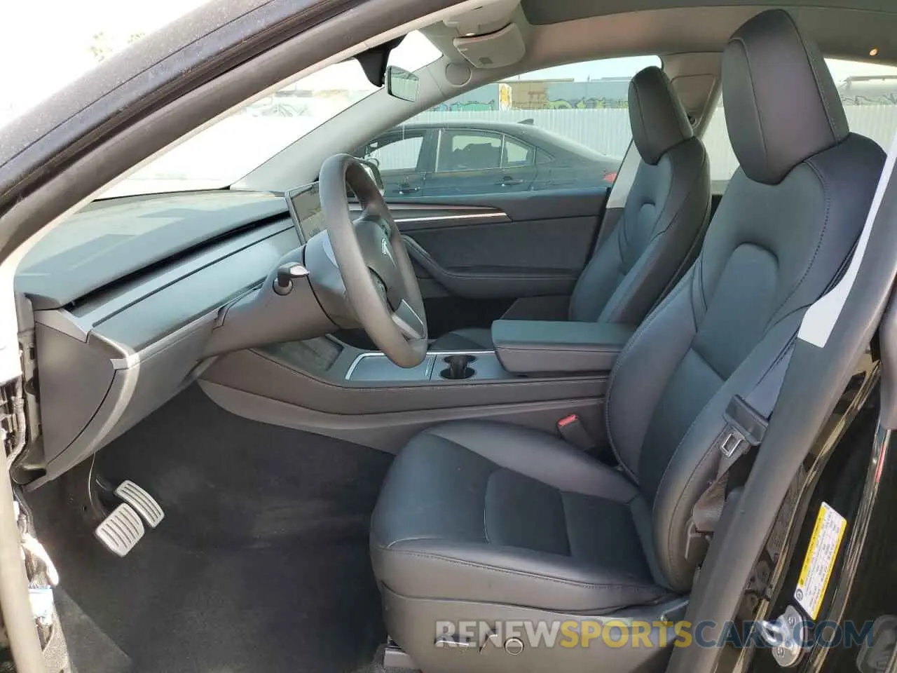 7 fotografías del automóvil dañado 7SAYGDEF5PF841619 TESLA MODEL Y 2023