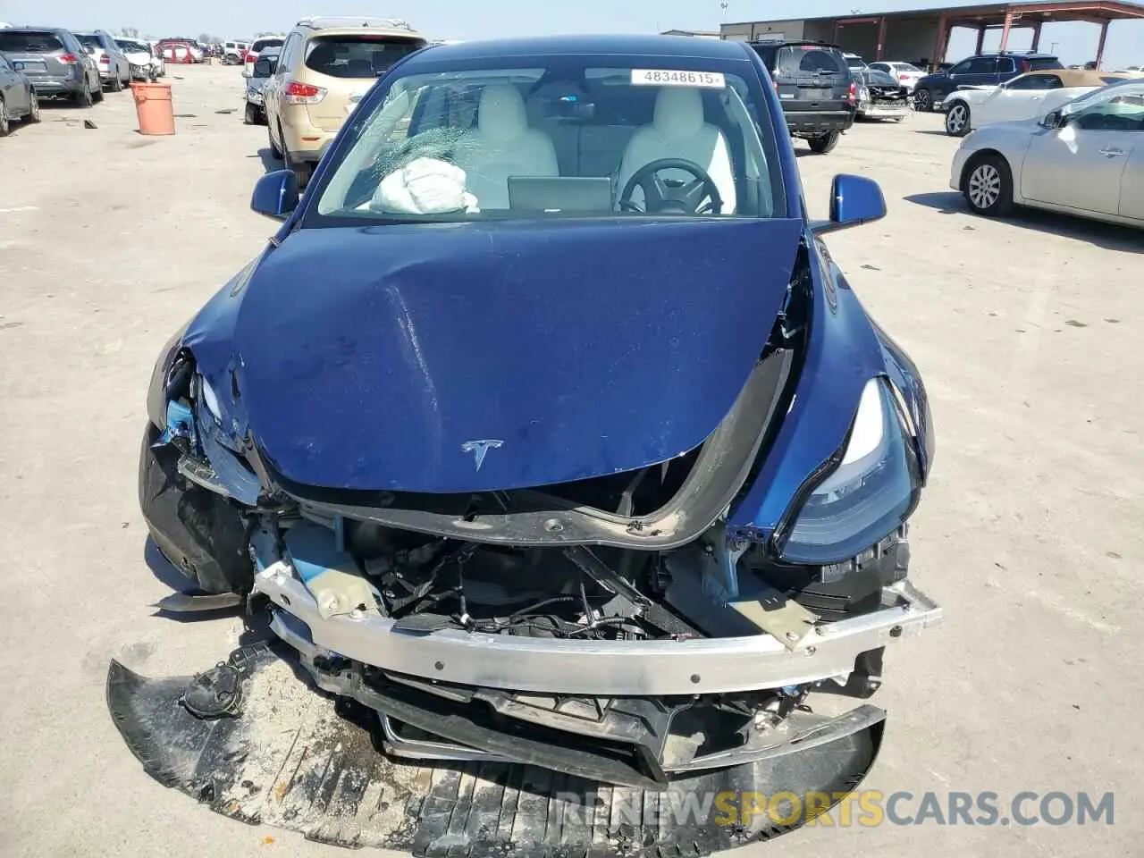 5 fotografías del automóvil dañado 7SAYGDEF5PF917808 TESLA MODEL Y 2023