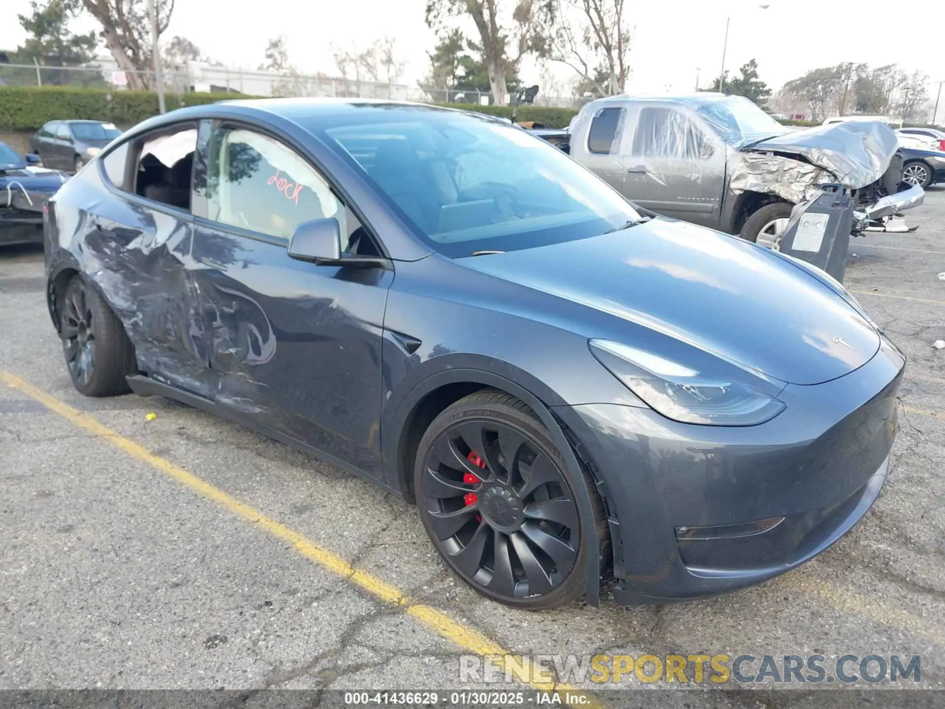 1 fotografías del automóvil dañado 7SAYGDEF6PF837174 TESLA MODEL Y 2023