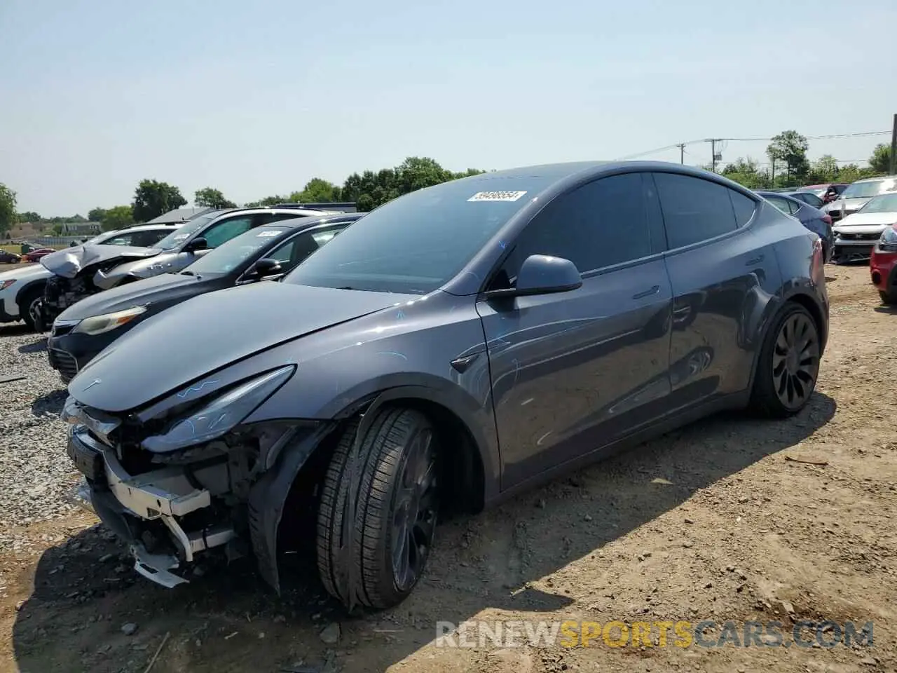 1 fotografías del automóvil dañado 7SAYGDEF6PF843413 TESLA MODEL Y 2023