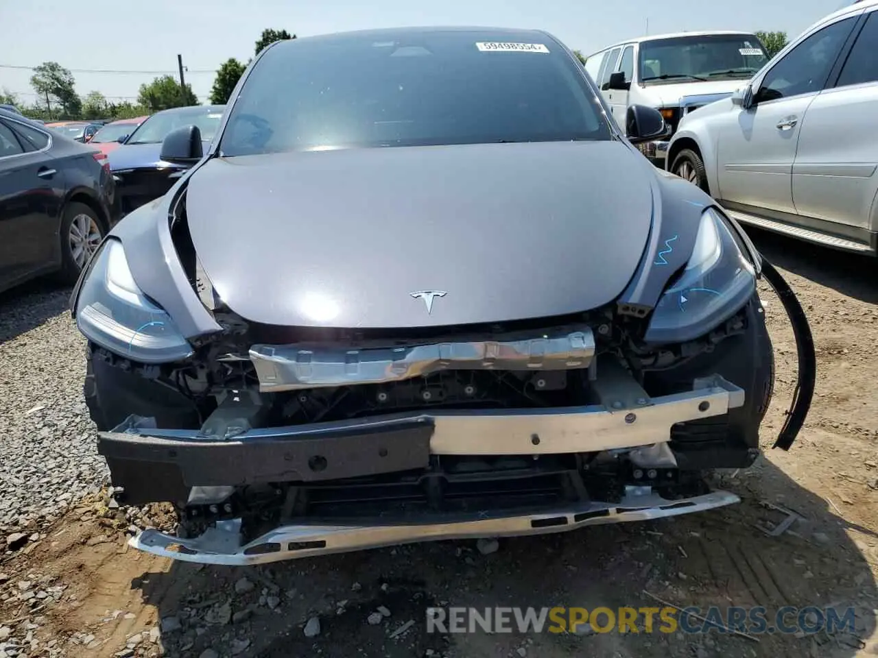 5 fotografías del automóvil dañado 7SAYGDEF6PF843413 TESLA MODEL Y 2023
