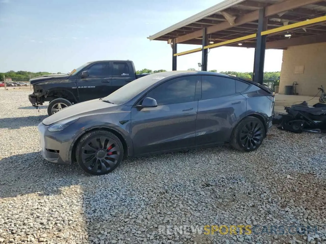 1 fotografías del automóvil dañado 7SAYGDEF7PF845560 TESLA MODEL Y 2023