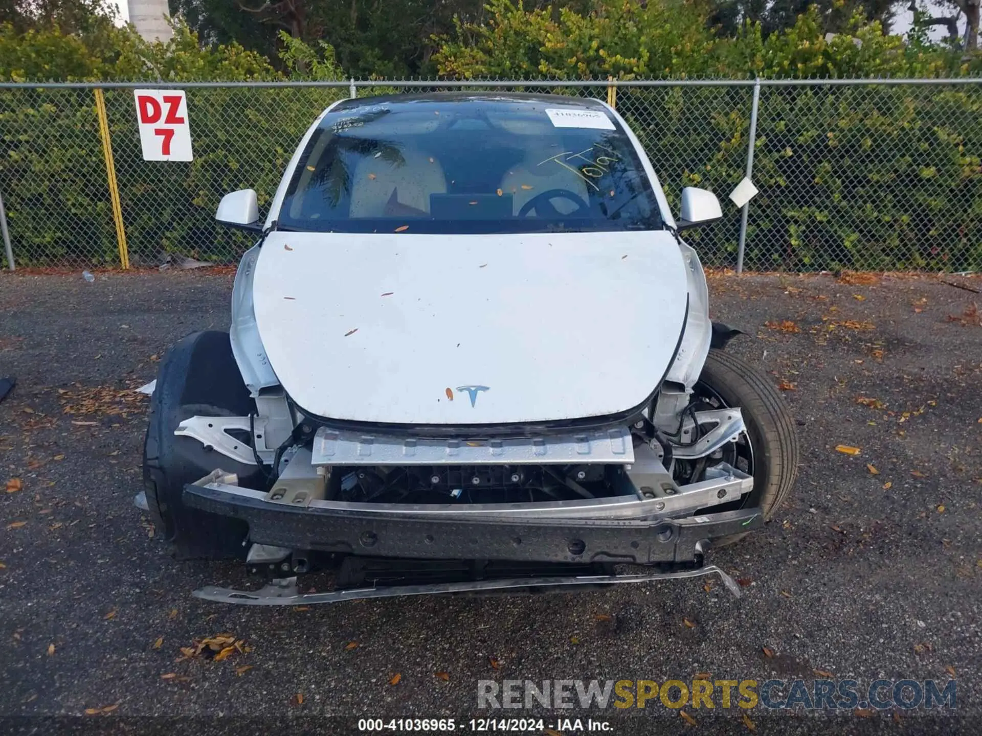 11 fotografías del automóvil dañado 7SAYGDEF7PF902260 TESLA MODEL Y 2023