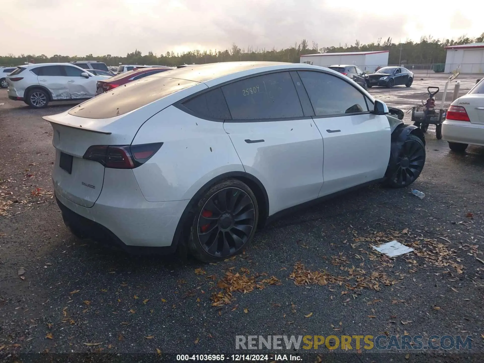 4 fotografías del automóvil dañado 7SAYGDEF7PF902260 TESLA MODEL Y 2023