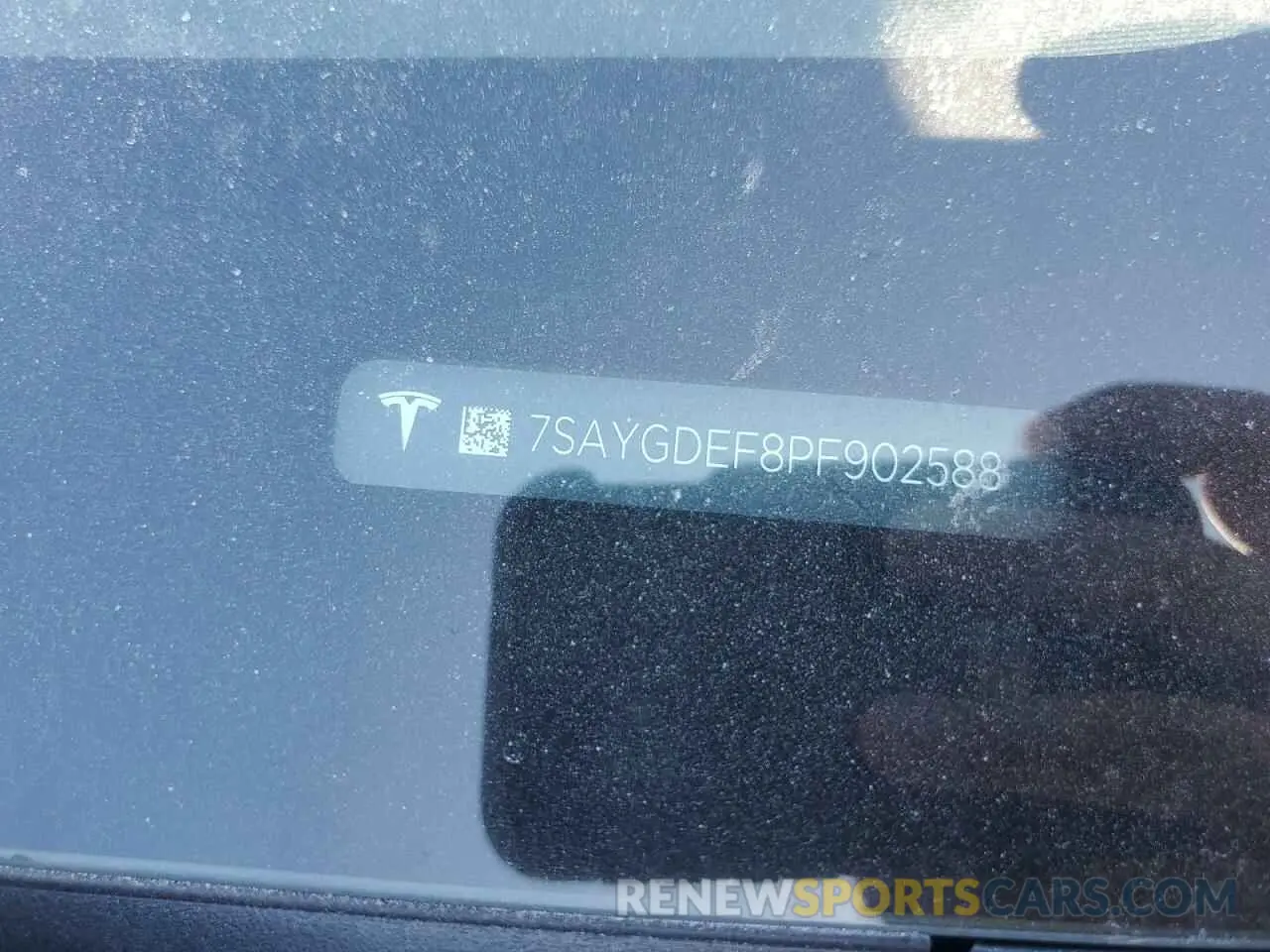 13 fotografías del automóvil dañado 7SAYGDEF8PF902588 TESLA MODEL Y 2023