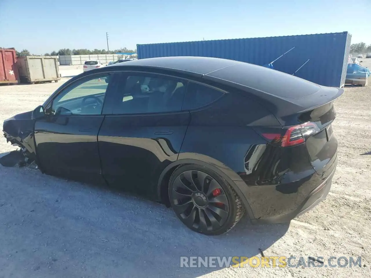 2 fotografías del automóvil dañado 7SAYGDEF8PF921402 TESLA MODEL Y 2023