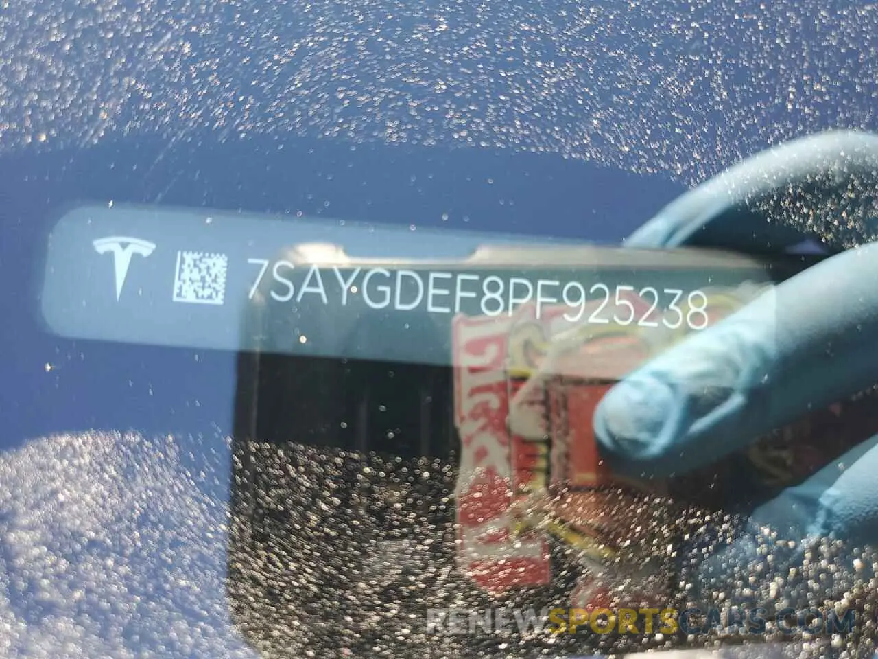 12 fotografías del automóvil dañado 7SAYGDEF8PF925238 TESLA MODEL Y 2023