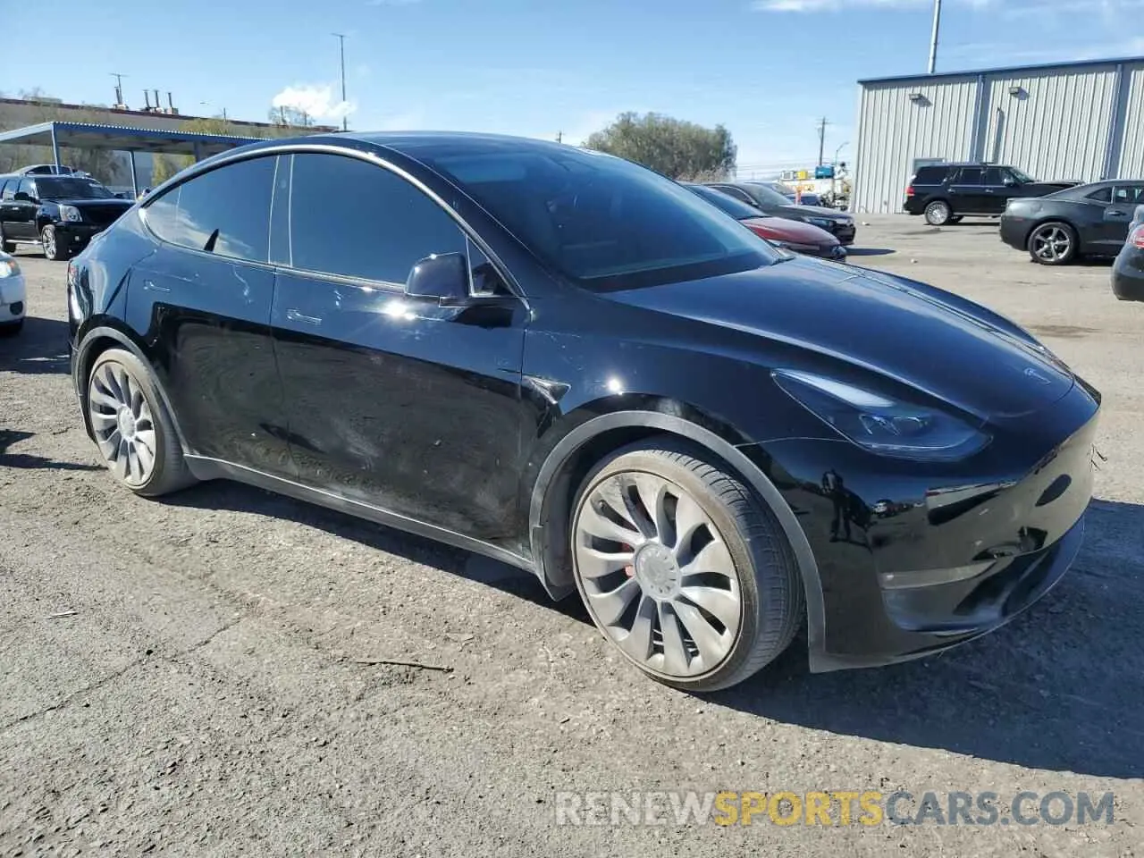 4 fotografías del automóvil dañado 7SAYGDEF8PF925238 TESLA MODEL Y 2023