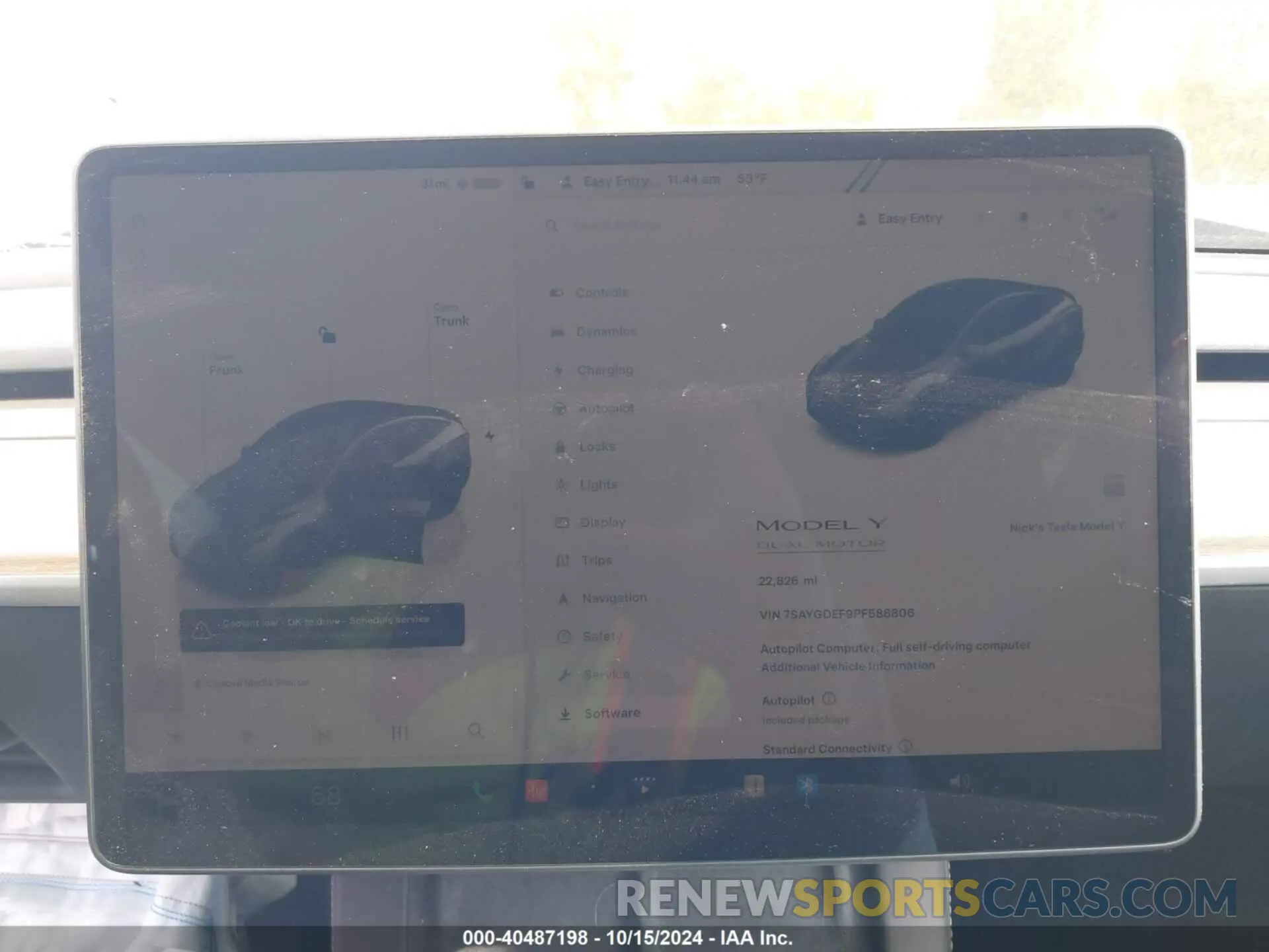 18 fotografías del automóvil dañado 7SAYGDEF9PF588806 TESLA MODEL Y 2023