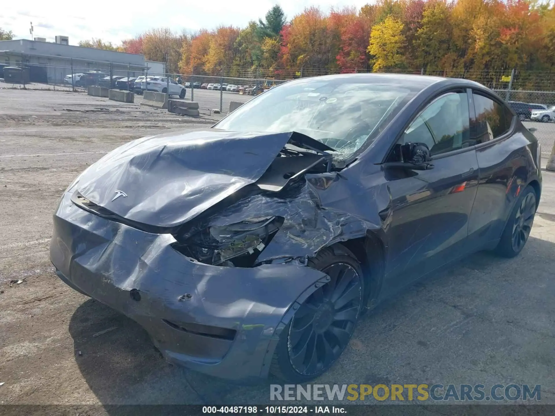 2 fotografías del automóvil dañado 7SAYGDEF9PF588806 TESLA MODEL Y 2023