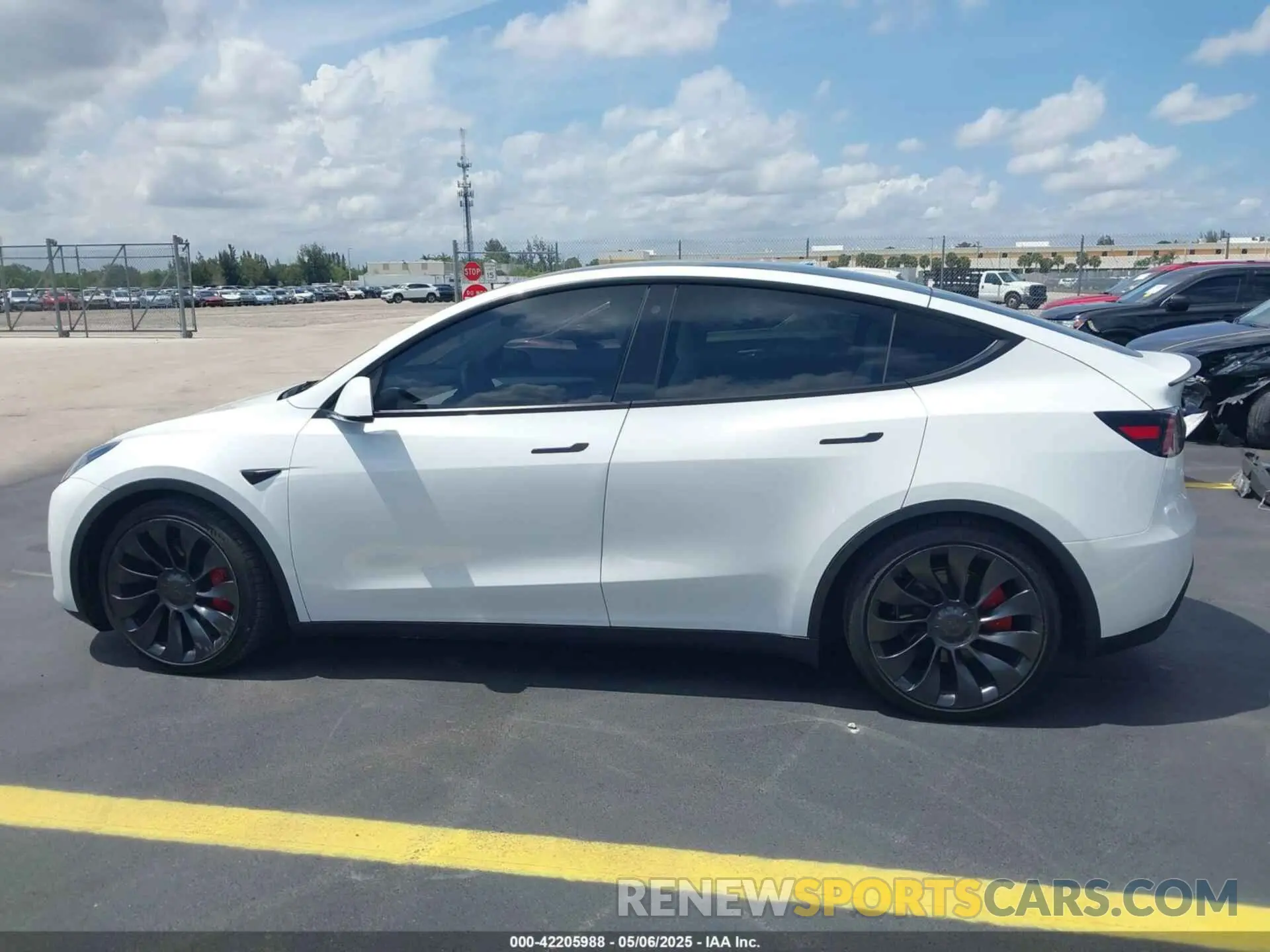 14 fotografías del automóvil dañado 7SAYGDEF9PF620024 TESLA MODEL Y 2023