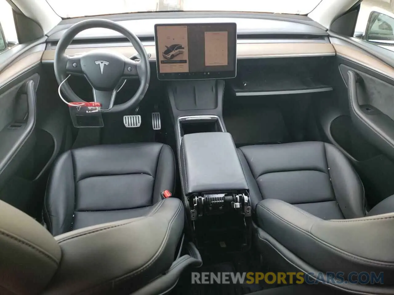 8 fotografías del automóvil dañado 7SAYGDEF9PF624087 TESLA MODEL Y 2023