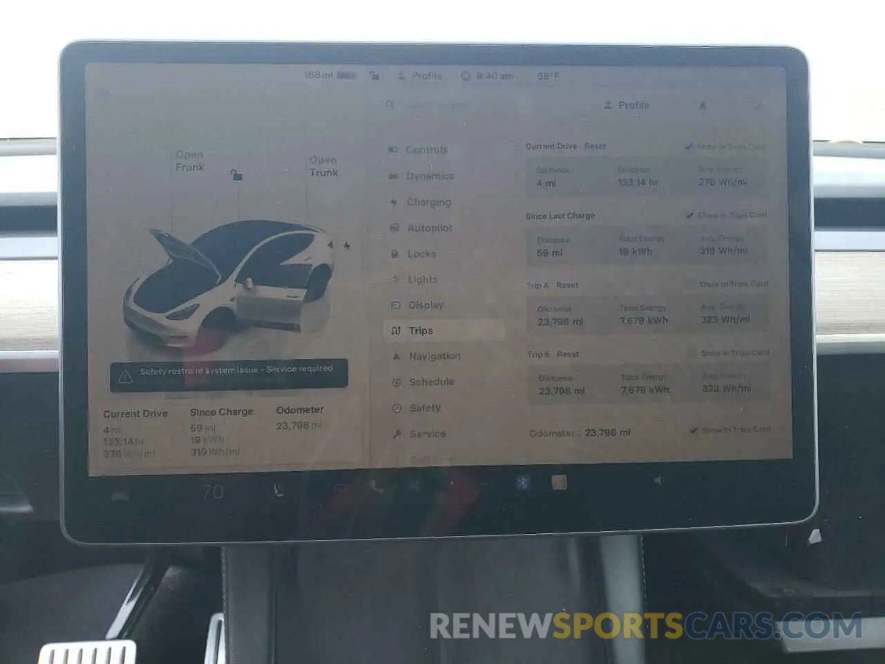 9 fotografías del automóvil dañado 7SAYGDEF9PF624087 TESLA MODEL Y 2023