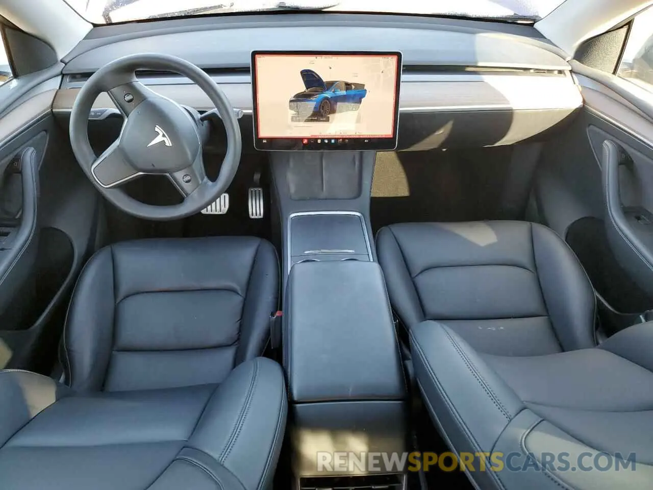 8 fotografías del automóvil dañado 7SAYGDEF9PF666081 TESLA MODEL Y 2023