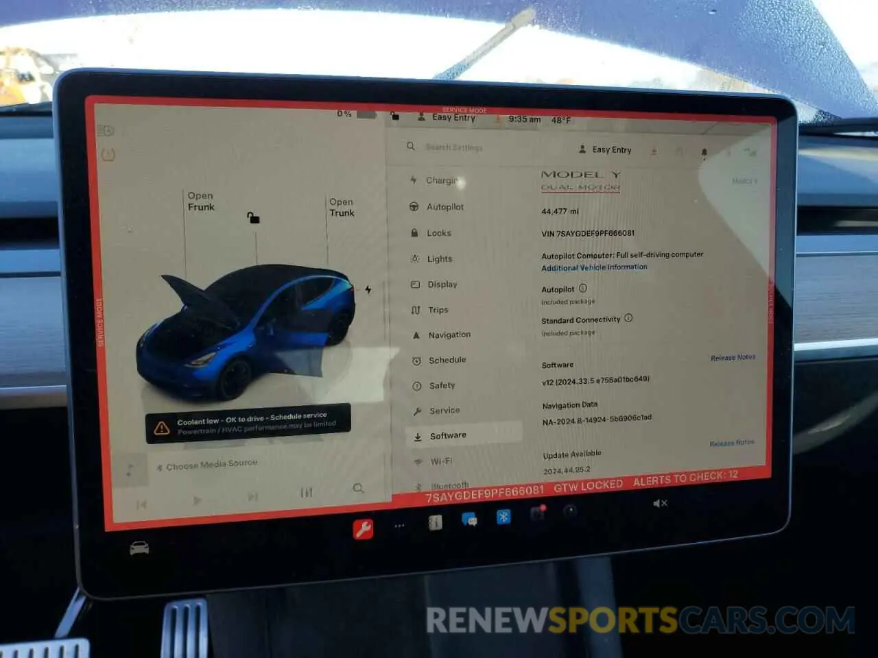 9 fotografías del automóvil dañado 7SAYGDEF9PF666081 TESLA MODEL Y 2023