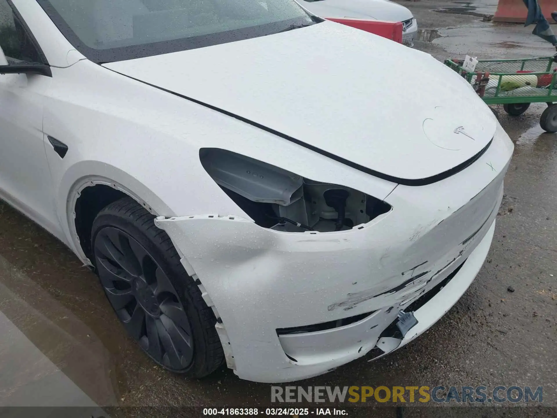 20 fotografías del automóvil dañado 7SAYGDEF9PF675038 TESLA MODEL Y 2023