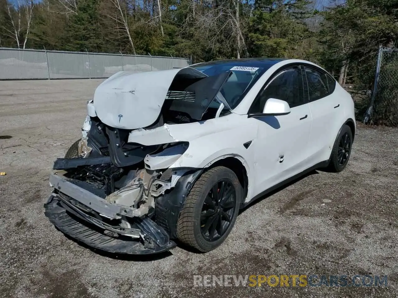 1 fotografías del automóvil dañado 7SAYGDEF9PF682684 TESLA MODEL Y 2023