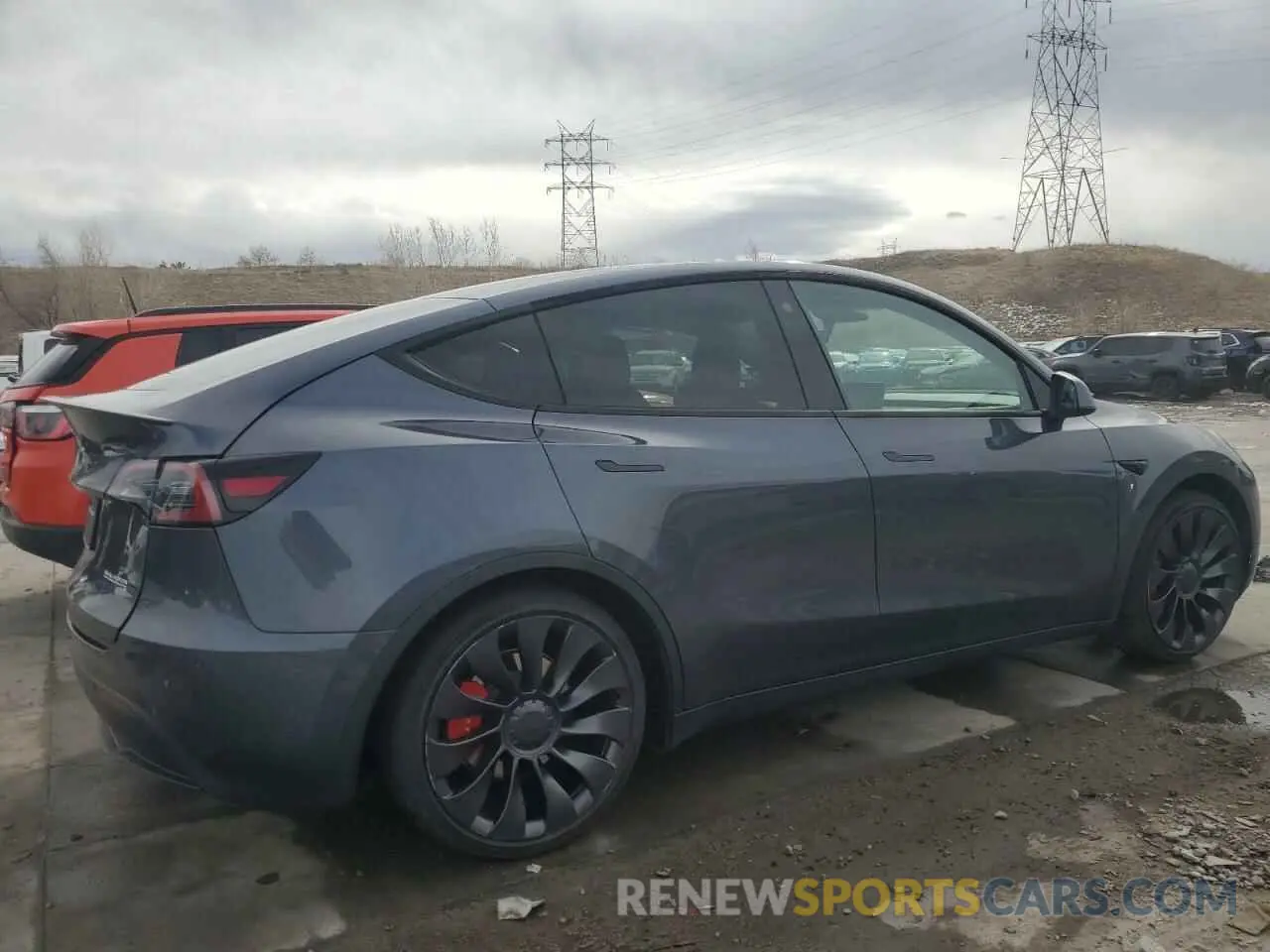 3 fotografías del automóvil dañado 7SAYGDEF9PF695810 TESLA MODEL Y 2023