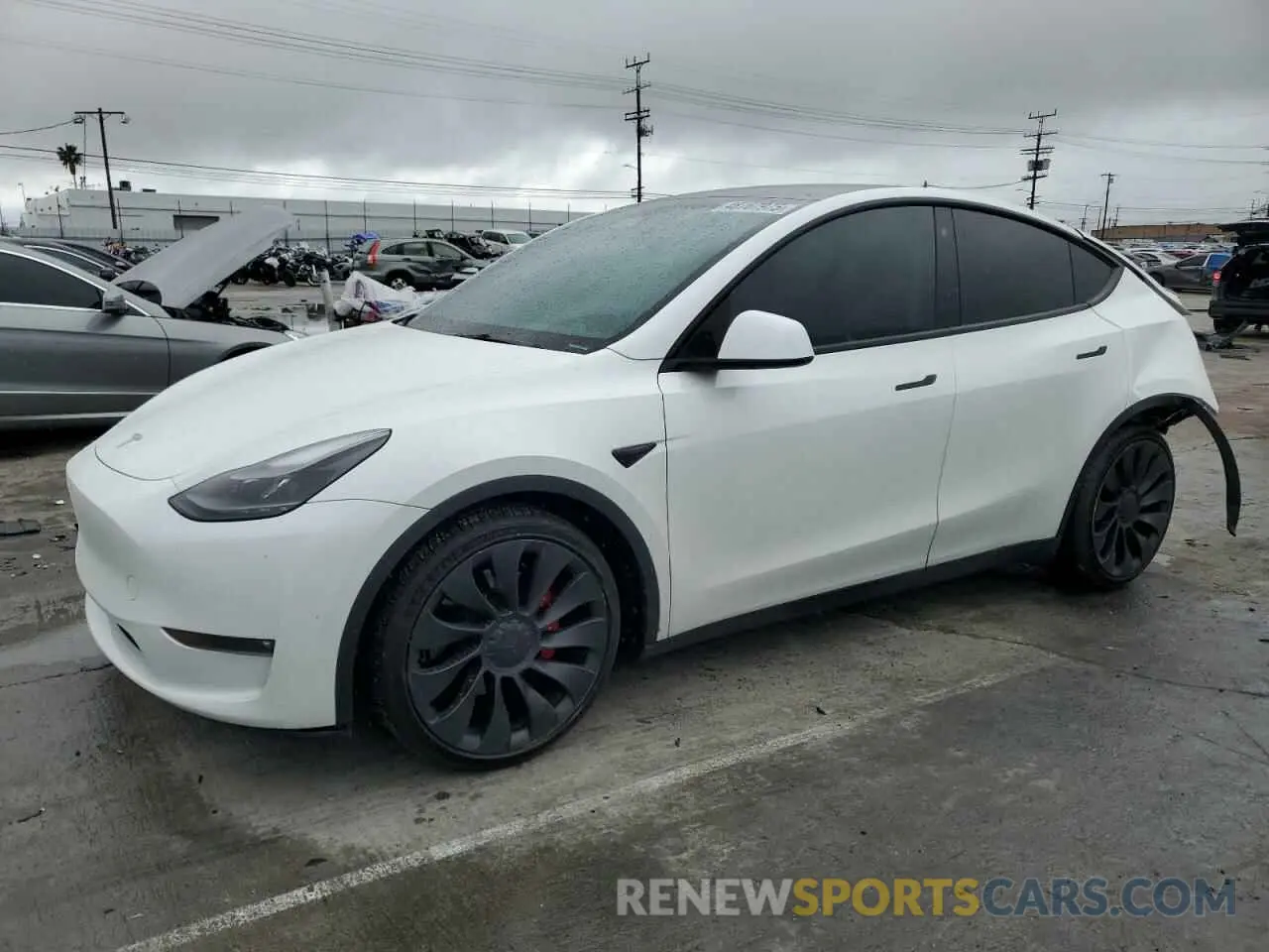 1 fotografías del automóvil dañado 7SAYGDEF9PF759618 TESLA MODEL Y 2023