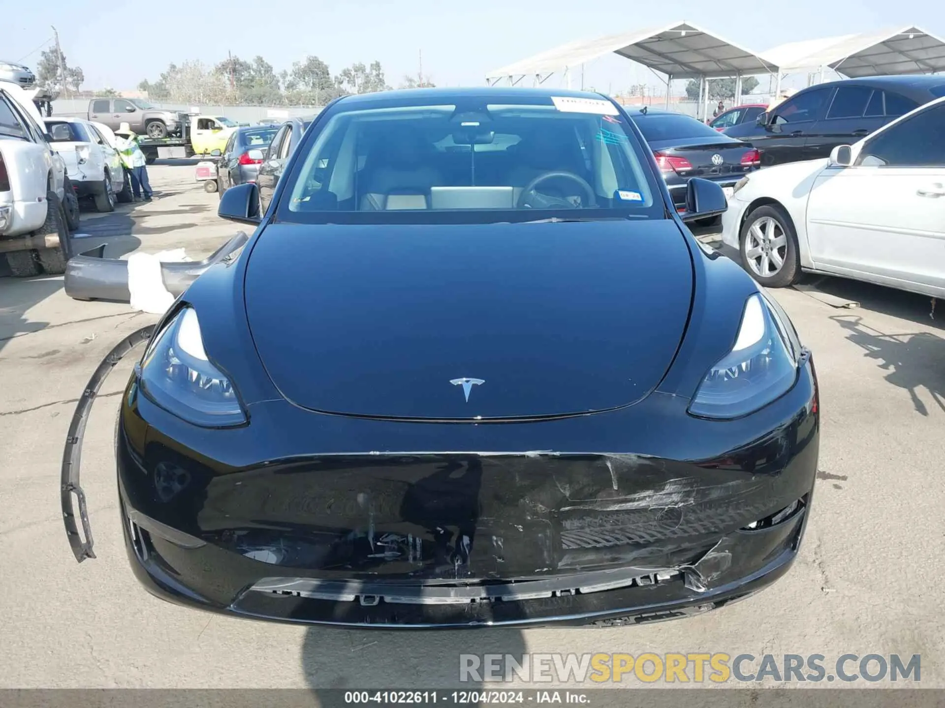 12 fotografías del automóvil dañado 7SAYGDEF9PF762230 TESLA MODEL Y 2023