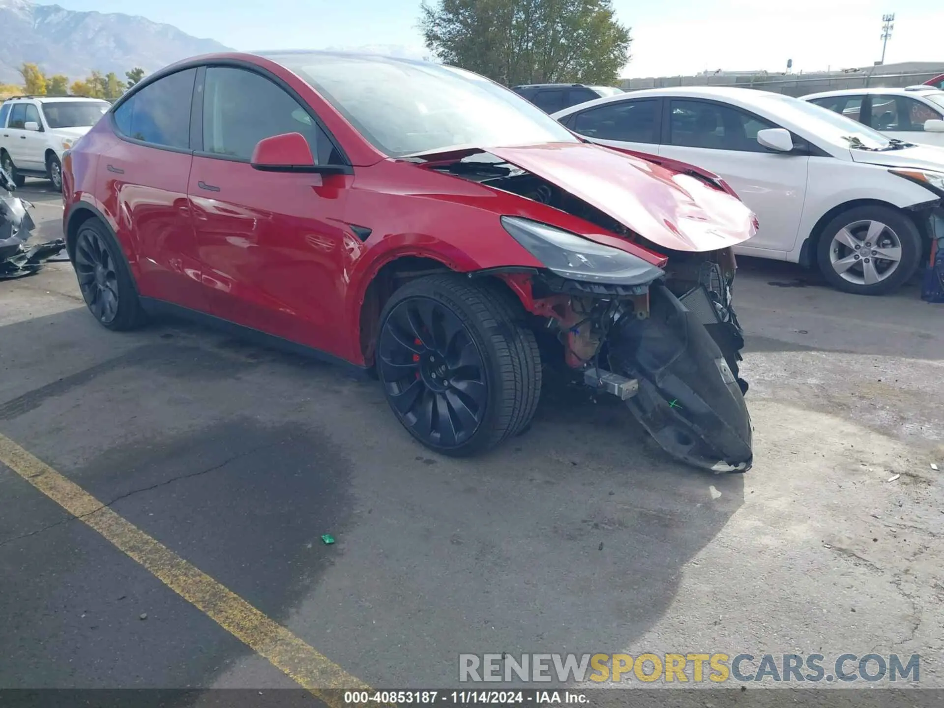 1 fotografías del automóvil dañado 7SAYGDEF9PF797155 TESLA MODEL Y 2023