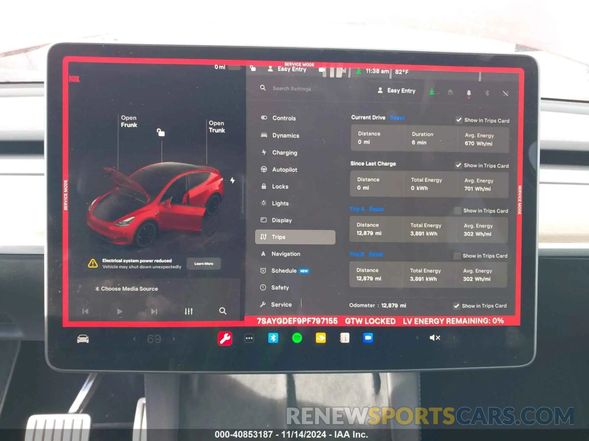 19 fotografías del automóvil dañado 7SAYGDEF9PF797155 TESLA MODEL Y 2023