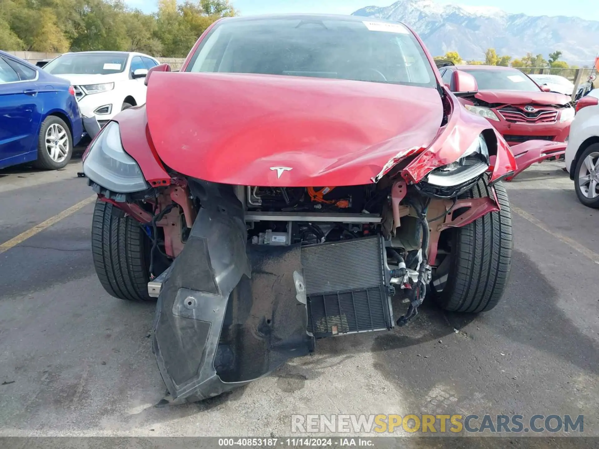 6 fotografías del automóvil dañado 7SAYGDEF9PF797155 TESLA MODEL Y 2023