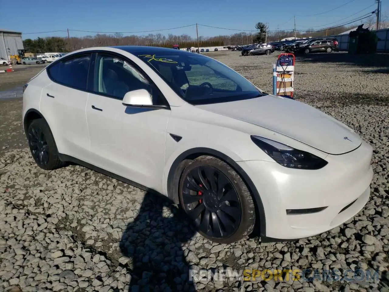 4 fotografías del automóvil dañado 7SAYGDEF9PF800328 TESLA MODEL Y 2023