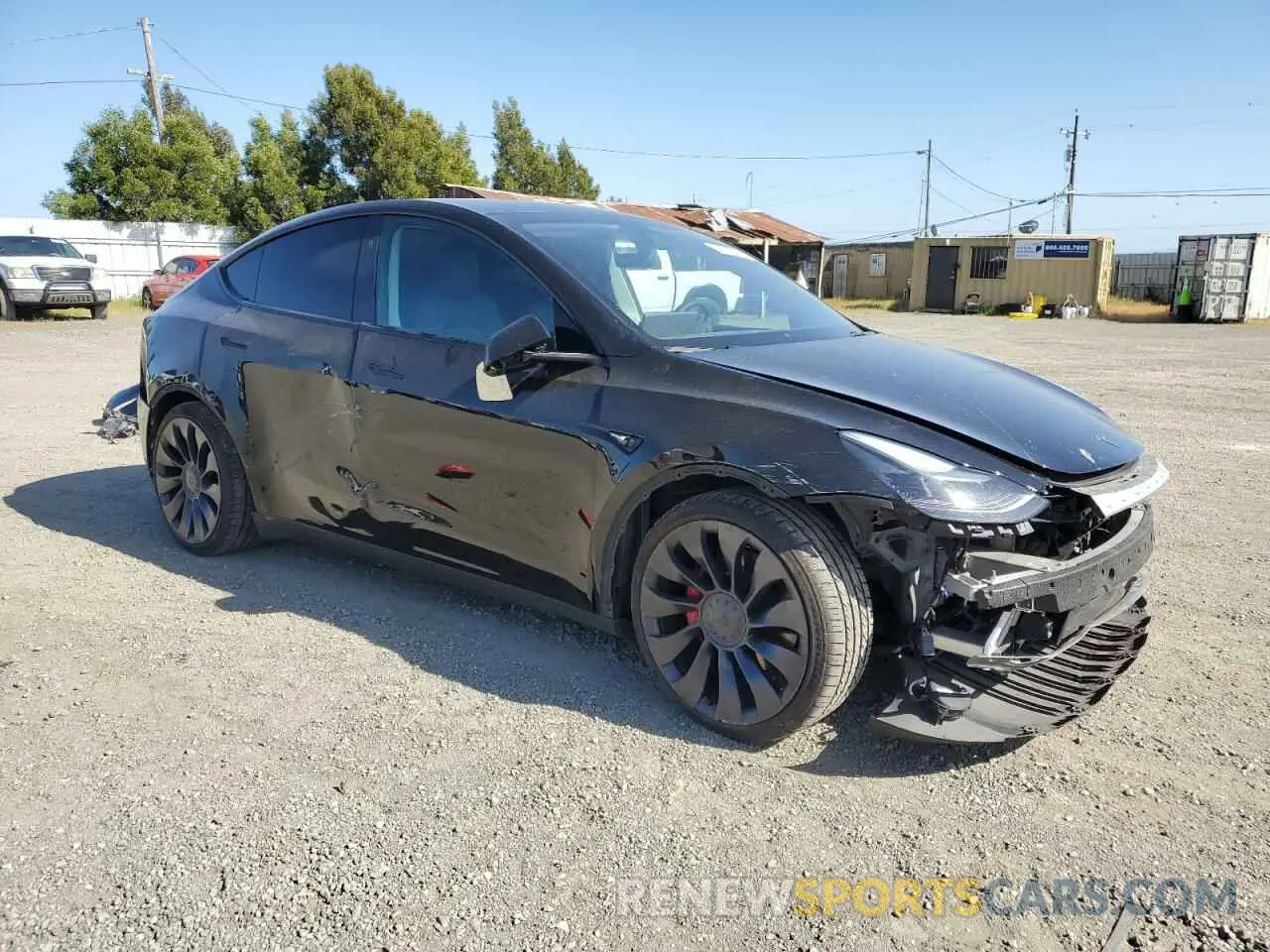4 fotografías del automóvil dañado 7SAYGDEF9PF897644 TESLA MODEL Y 2023