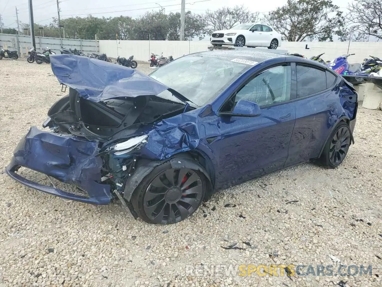 1 fotografías del automóvil dañado 7SAYGDEF9PF911879 TESLA MODEL Y 2023
