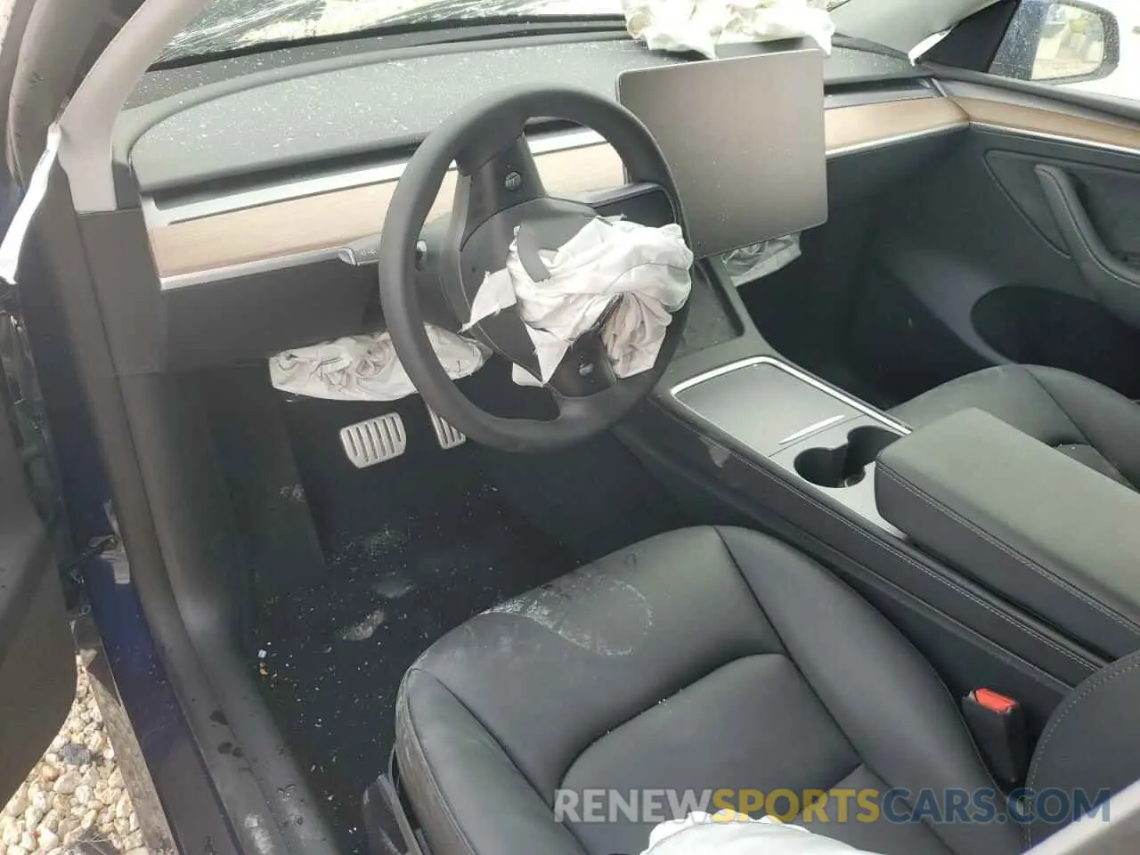 8 fotografías del automóvil dañado 7SAYGDEF9PF911879 TESLA MODEL Y 2023