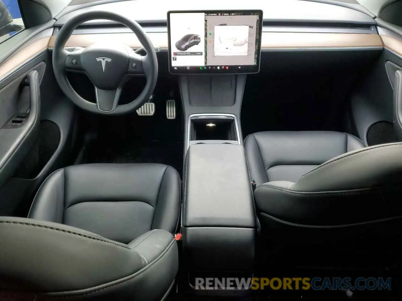 8 fotografías del automóvil dañado 7SAYGDEF9PF935356 TESLA MODEL Y 2023