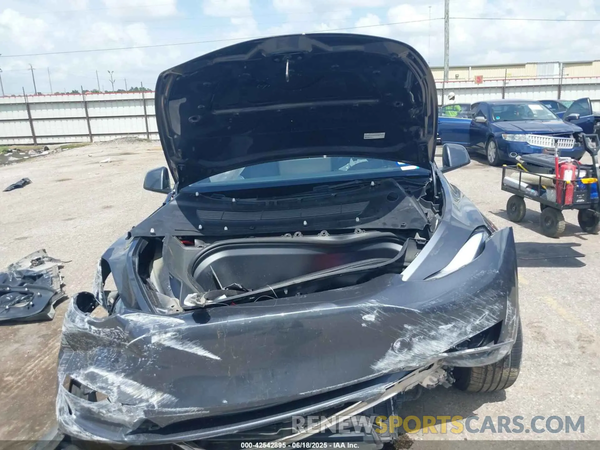 11 fotografías del automóvil dañado 7SAYGDEF9PF940492 TESLA MODEL Y 2023