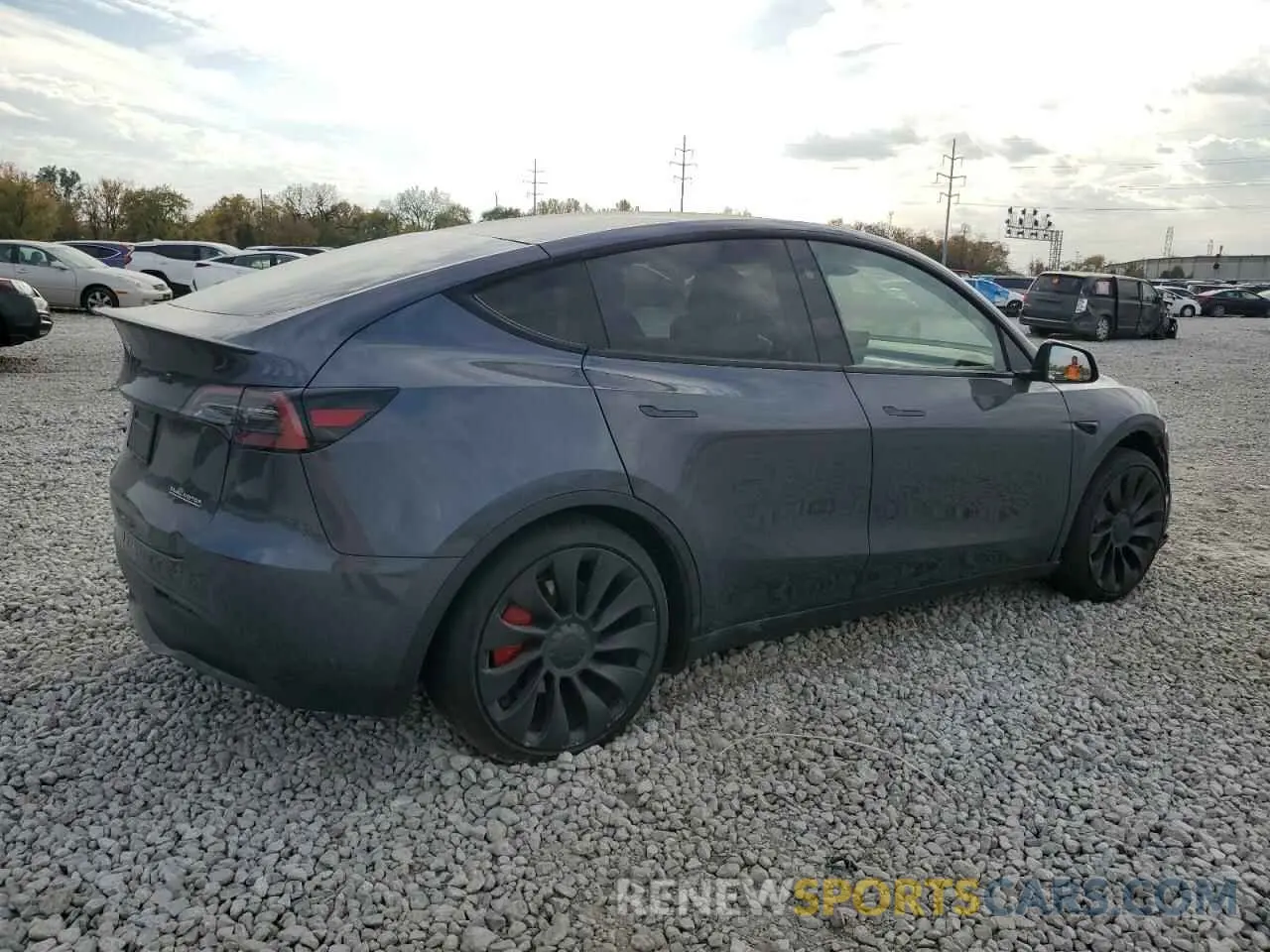 3 fotografías del automóvil dañado 7SAYGDEF9PF969944 TESLA MODEL Y 2023