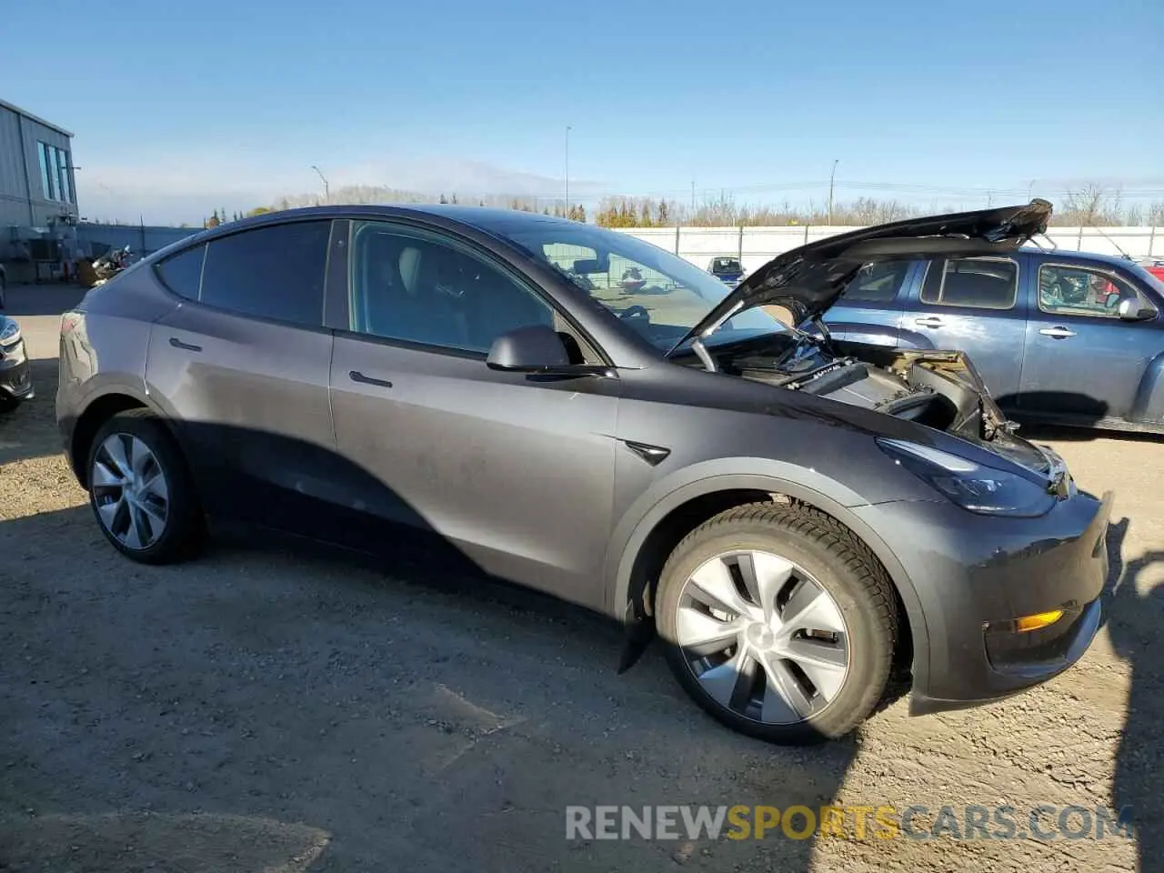 4 fotografías del automóvil dañado LRWYGDEE9PC265872 TESLA MODEL Y 2023