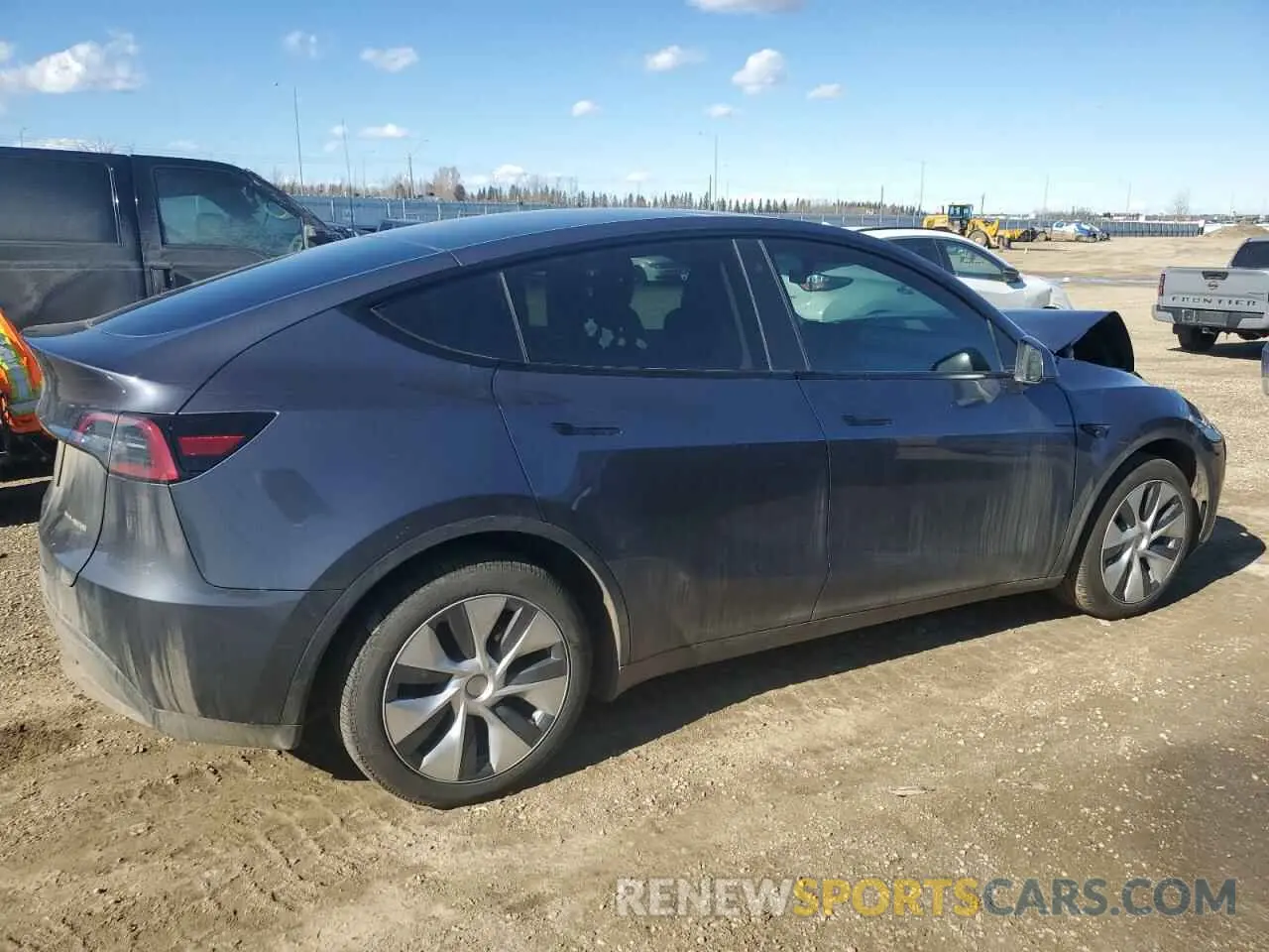 3 fotografías del automóvil dañado LRWYGDEE9PC266164 TESLA MODEL Y 2023