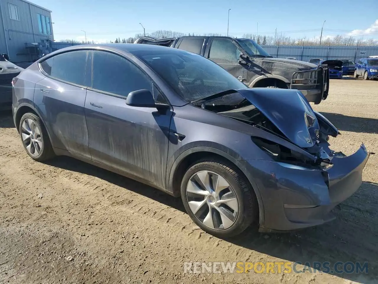 4 fotografías del automóvil dañado LRWYGDEE9PC266164 TESLA MODEL Y 2023
