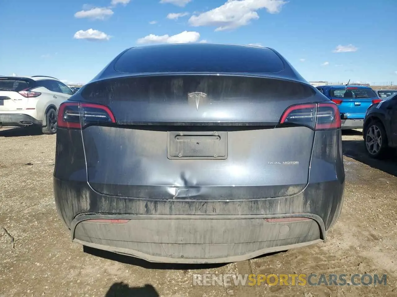 6 fotografías del automóvil dañado LRWYGDEE9PC266164 TESLA MODEL Y 2023