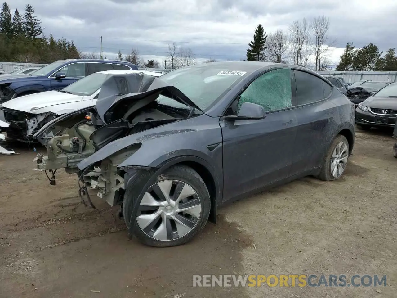 1 fotografías del automóvil dañado LRWYGDFD5PC164043 TESLA MODEL Y 2023