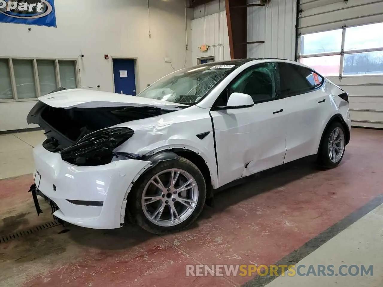 1 fotografías del automóvil dañado LRWYGDFD9PC967633 TESLA MODEL Y 2023