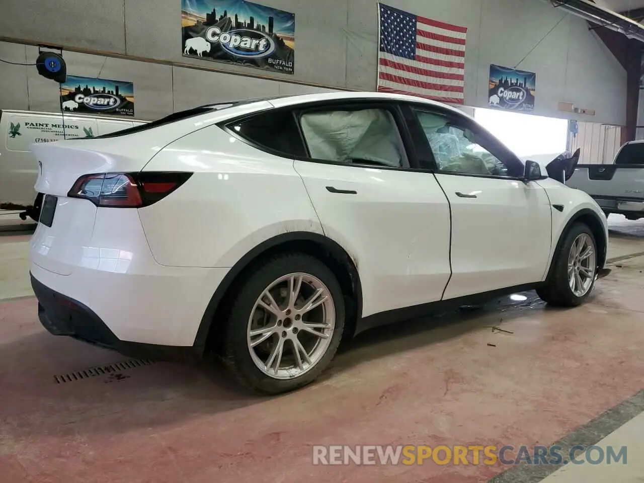 3 fotografías del automóvil dañado LRWYGDFD9PC967633 TESLA MODEL Y 2023