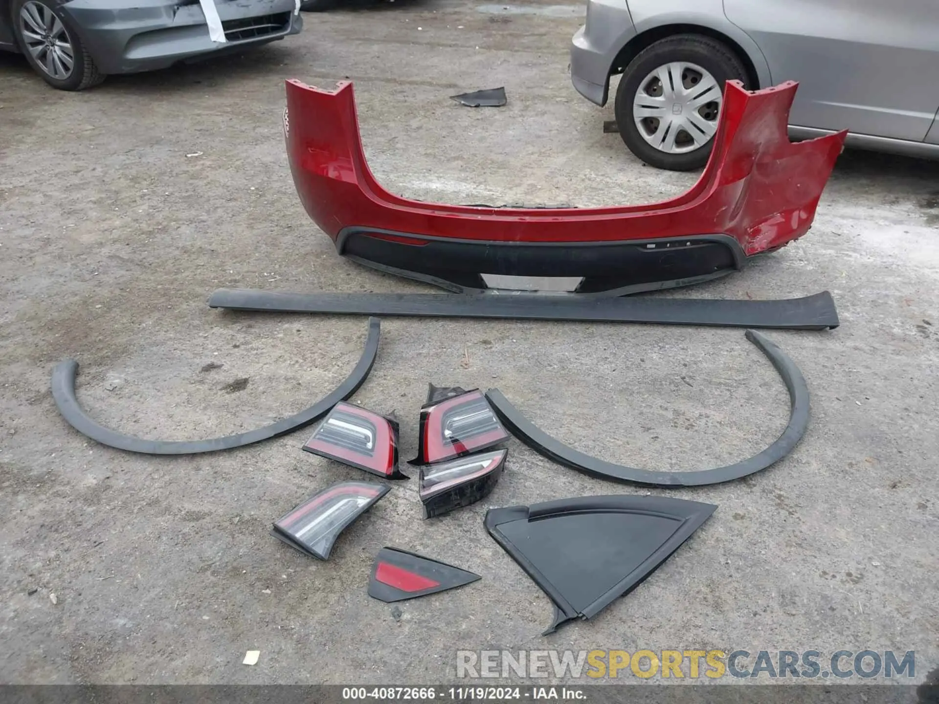 12 fotografías del automóvil dañado 7SAYGAEE0RF017553 TESLA MODEL Y 2024